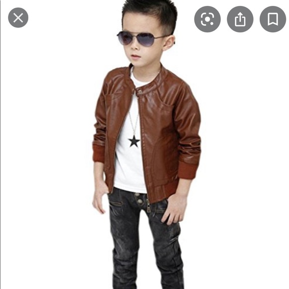 NWT Suede Moto Jacket unisex - Picture 7 of 7